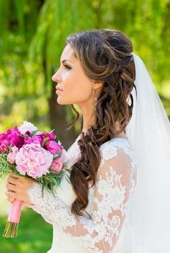 37 Half Up Half Down Wedding Hairstyles Anyone Would Love