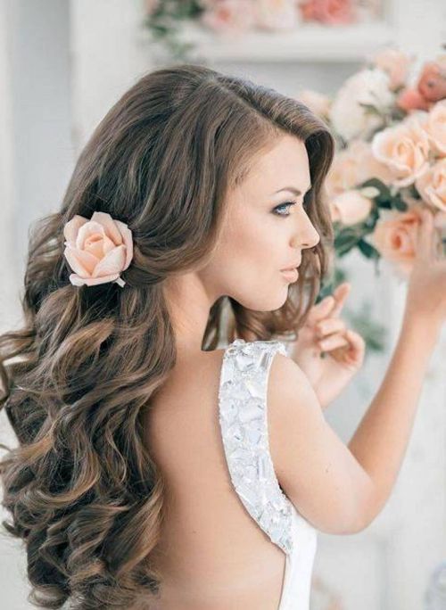 half up half down wedding hairstyles