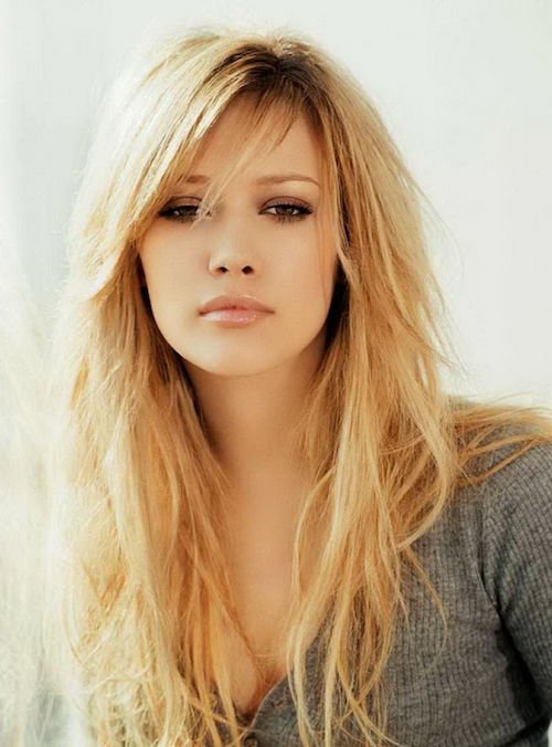 long hair choppy layers