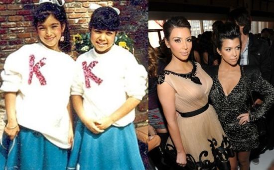 Kim and Kourtney Kardshian