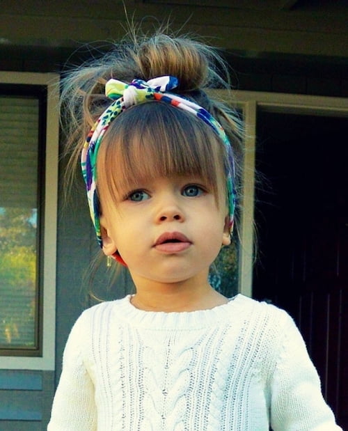 wispy top knot