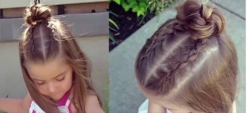 wispy top knot