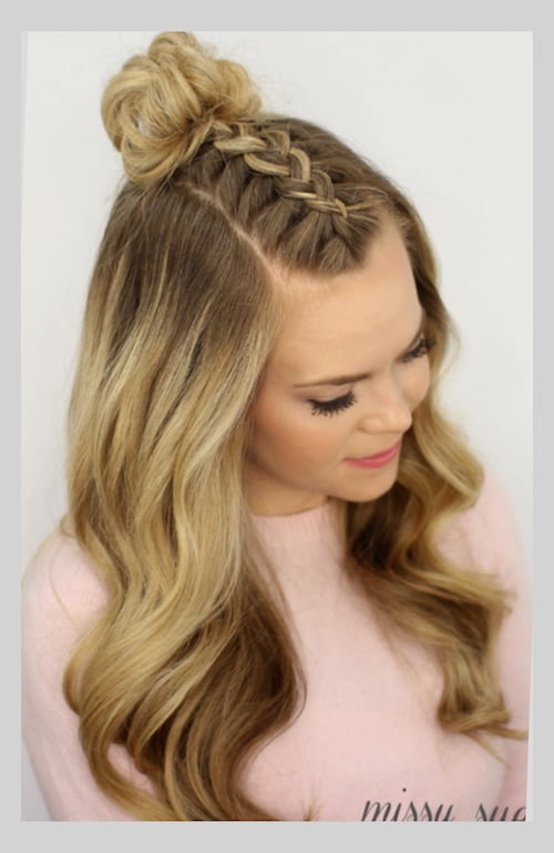 wispy top knot