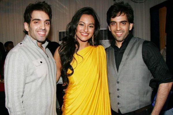 Sonakshi Sinha With Her Brothers