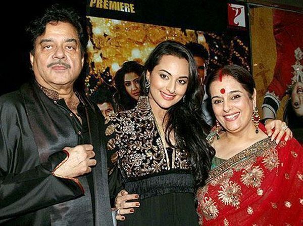 Sonakshi Sinha With Her Parents