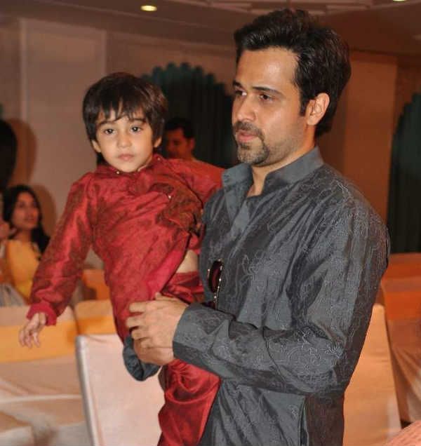 Emraan Hashmi with his son Ayaan Hashmi