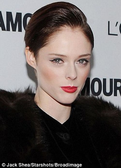 Coco Rocha boy cut