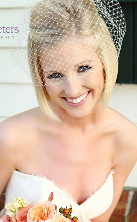 Wedding Hairstyles for Short Hair 5