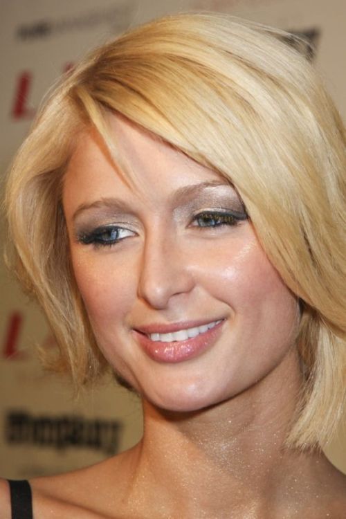 Paris Hilton cute bob cut