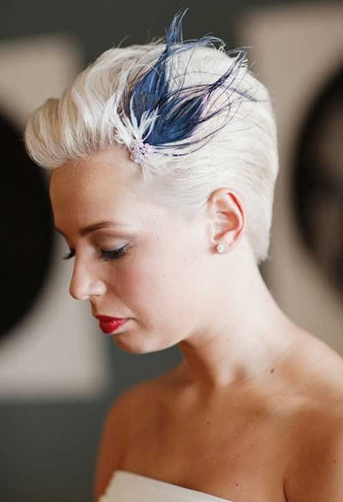 pixie hairstyle for wedding