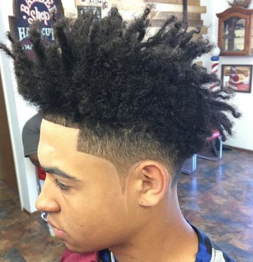 Black men twists and fade hairstyles