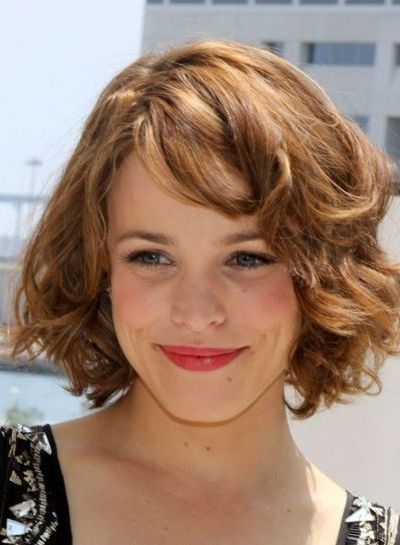Curly Short Hairstyles With Bangs
