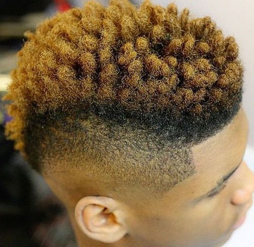 Faux Hawk and Blonde Sponge Twists