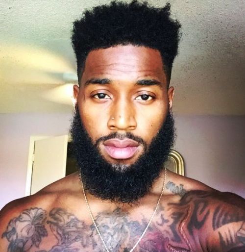 Hot Black Man With Beard