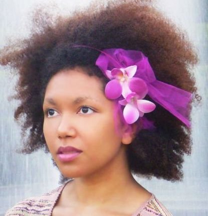 Natural Flowers Headband Look