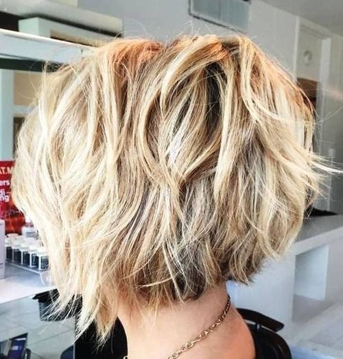 Short Blonde Hairstyles With Brown