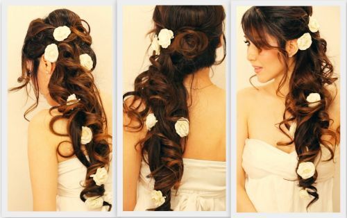 Hair extension for wedding