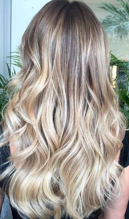 Bronde ombre highlights