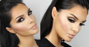 Contouring & Highlighting Makeup To Look Like Kim Kardashian [Video]
