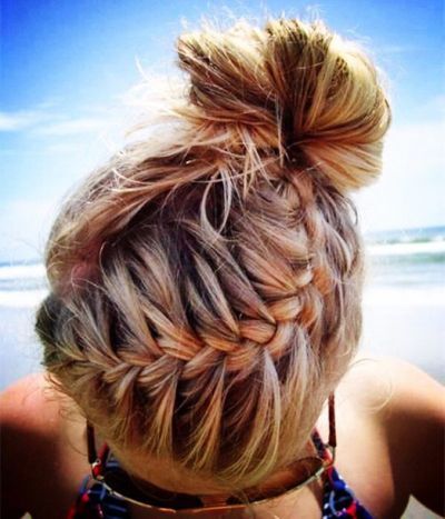 braids with bun