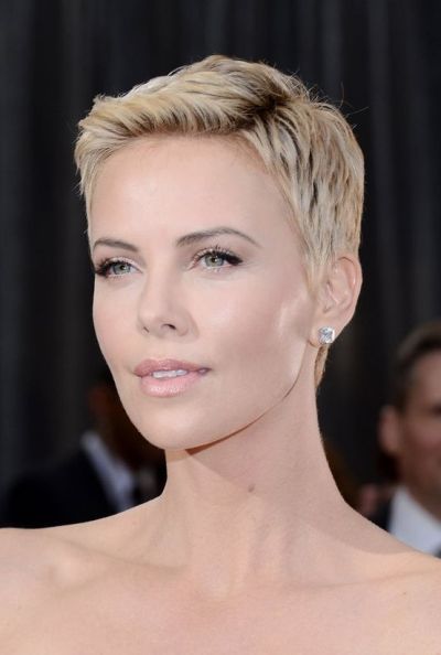 Classic blonde clean cut hairstyle