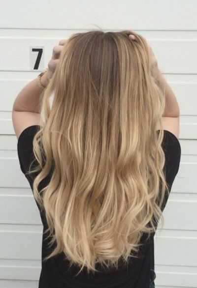 Honey Beach Blonde Hairstyle