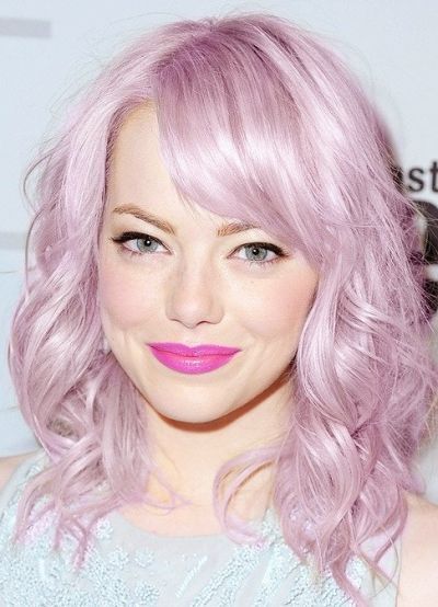 Perfect pastel lilac hair color