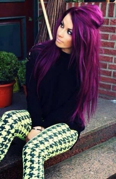 Purple hair