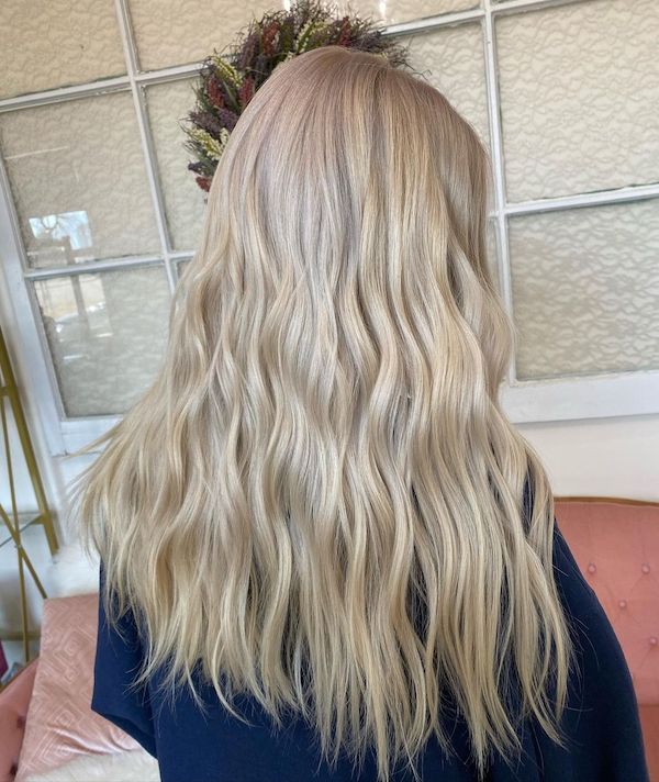 platinum blonde waves