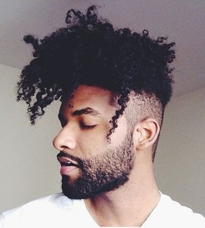 Afro fade haircut for men