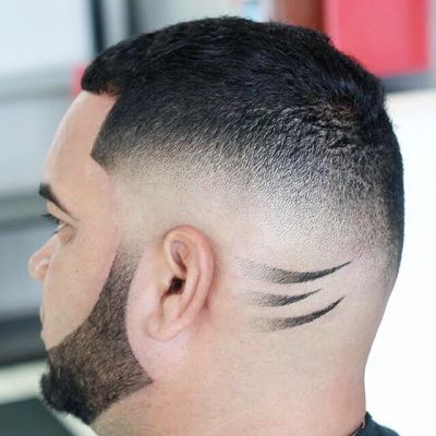 Blowout fade haircut