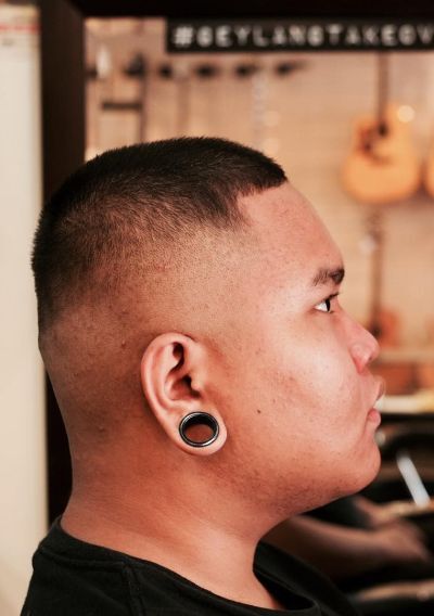 Buzz cut fade