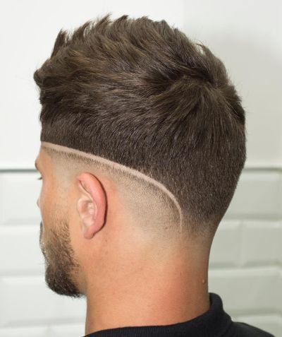 Choppy fade haircut