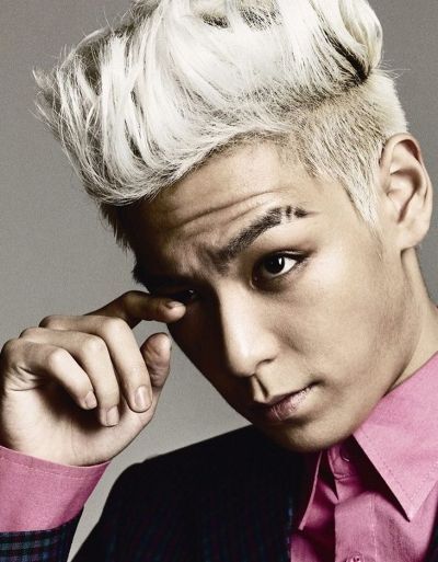 Platinum blonde hair color for men