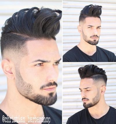 Pompadour mohawk