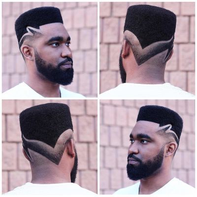 Reverse fade haircut