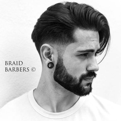 Taper fade haircut for men