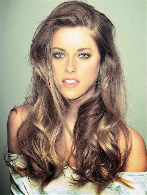 long hair curly strands