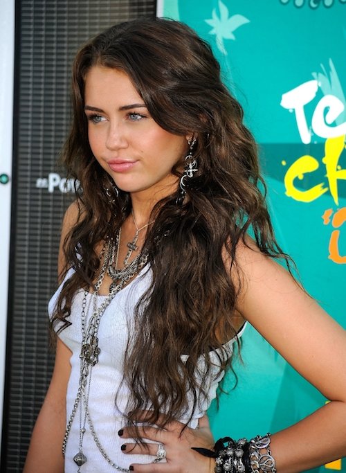 long hair with layers and curls