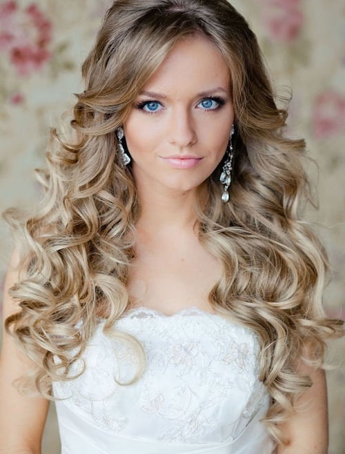 long hair with layers and curls
