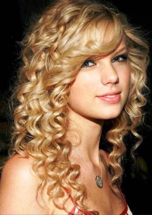 long hair with layers and curls