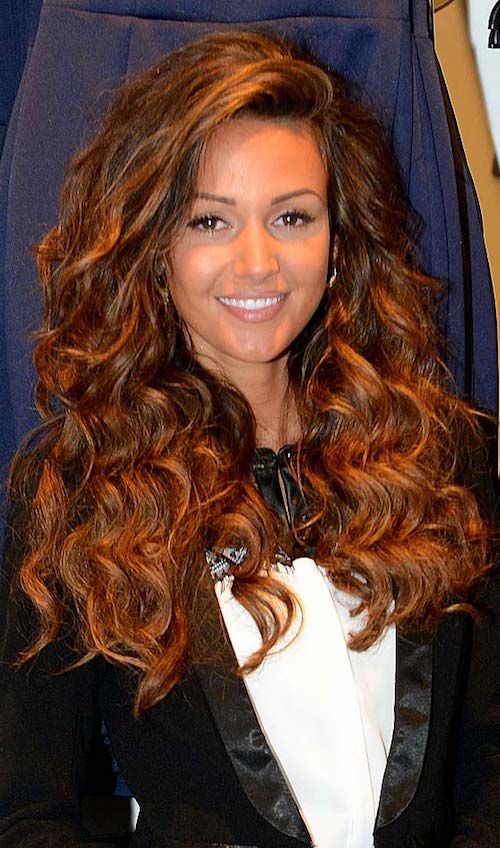 long hair with layers and curls