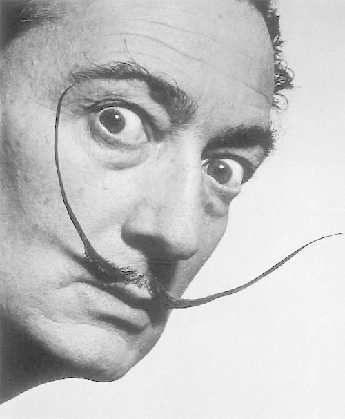 salvador dali mustache