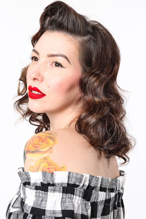 side part retro waves