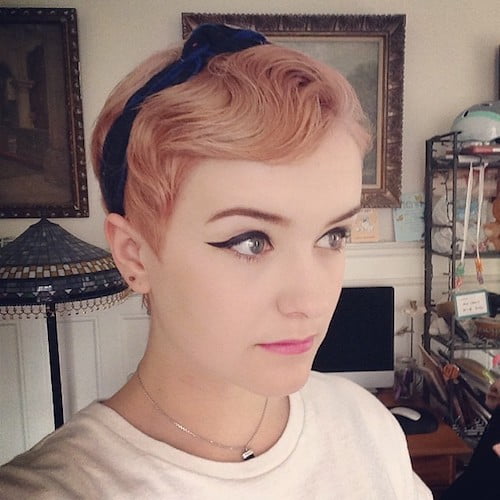 vintage retro pixie