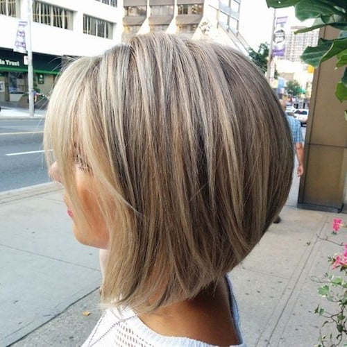 balayage short blonde