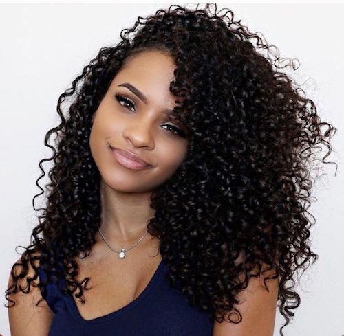 black girl curly hairstyle