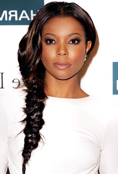 black woman princess braid