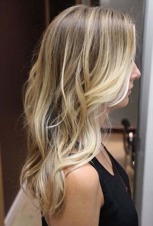 blonde balayage fine hair