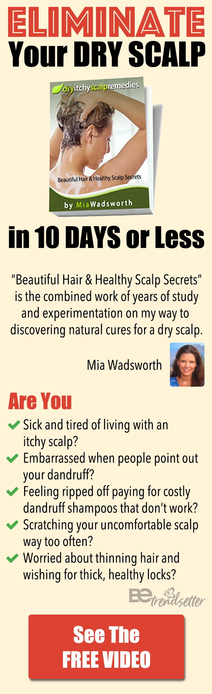 Eliminate your dry itchy scalp